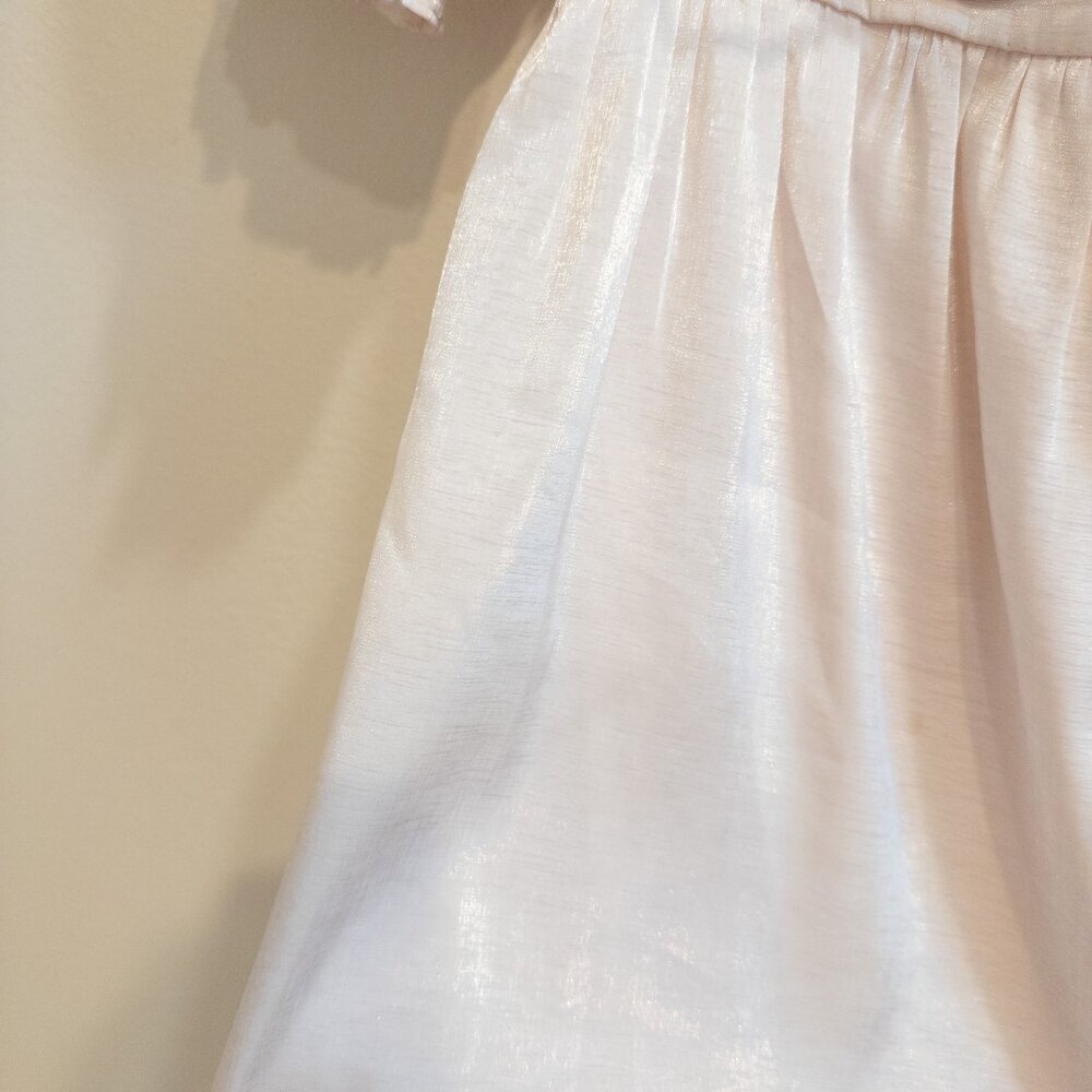 Selkie Seashell Wide Leg Jumpsuit in Pink/Ivory, Size XS - Picture 8 of 9
